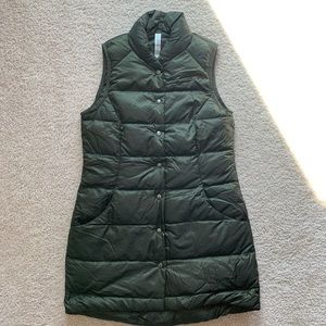 lululemon long down vest